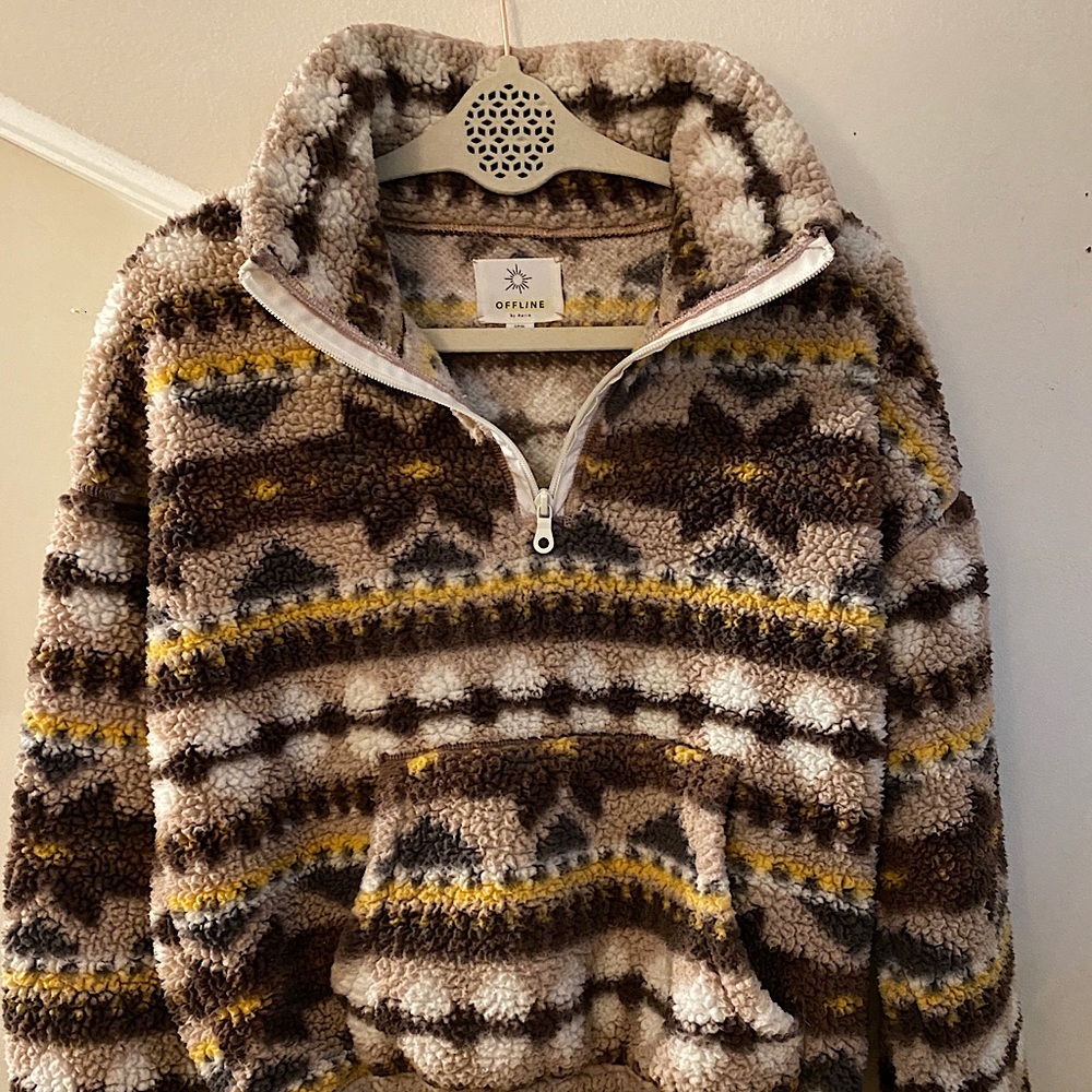 Aerie Sherpa Sweater 🍂🌿